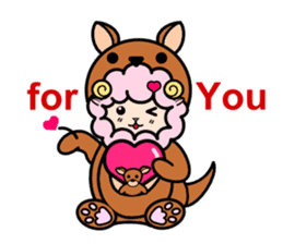 Costume Shy sheep* sticker #2909712