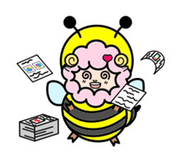 Costume Shy sheep* sticker #2909717