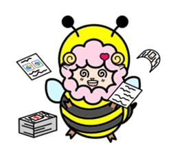 Costume Shy sheep* sticker #2909717