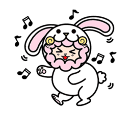 Costume Shy sheep* sticker #2909718