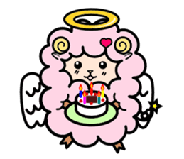 Costume Shy sheep* sticker #2909720