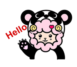 Costume Shy sheep* sticker #2909722