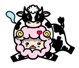 Costume Shy sheep* sticker #2909732