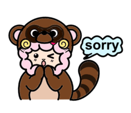 Costume Shy sheep* sticker #2909734