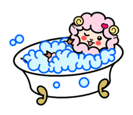 Costume Shy sheep* sticker #2909737