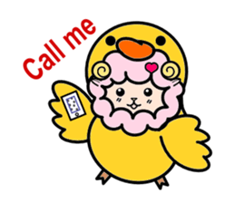 Costume Shy sheep* sticker #2909739