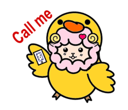 Costume Shy sheep* sticker #2909739