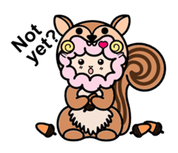 Costume Shy sheep* sticker #2909744