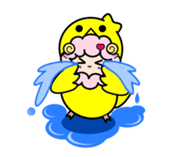 Costume Shy sheep* sticker #2909745