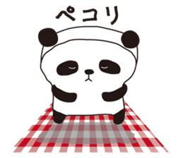 Panda of the bread sticker #2910034