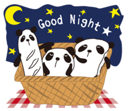 Panda of the bread sticker #2910043