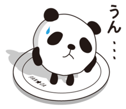 Panda of the bread sticker #2910053