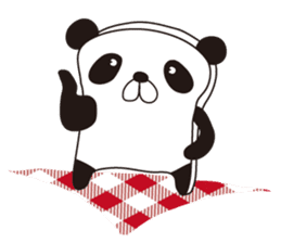 Panda of the bread sticker #2910056