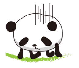 Panda of the bread sticker #2910060