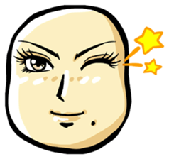 She is a potato. sticker #2910349