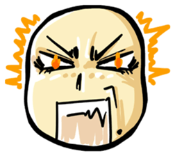 She is a potato. sticker #2910353