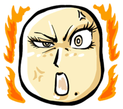 She is a potato. sticker #2910354