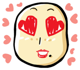 She is a potato. sticker #2910358
