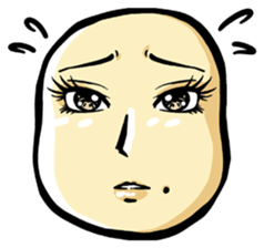 She is a potato. sticker #2910361