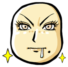 She is a potato. sticker #2910369