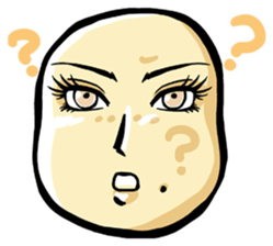 She is a potato. sticker #2910371