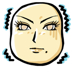 She is a potato. sticker #2910383