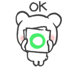Polar Bear Ku-chan: Daily Life edition sticker #2910523