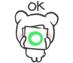 Polar Bear Ku-chan: Daily Life edition sticker #2910523
