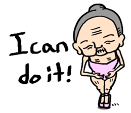 the Nonbiri ballerina English sticker #2911025