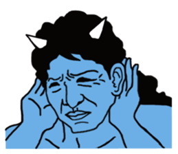 The power of ogre. sticker #2911270