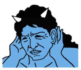 The power of ogre. sticker #2911270