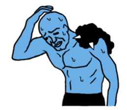 The power of ogre. sticker #2911272