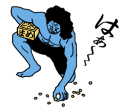 The power of ogre. sticker #2911273