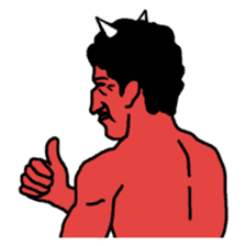 The power of ogre. sticker #2911285