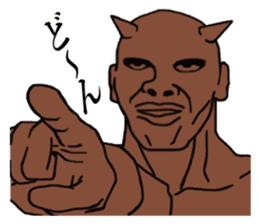 The power of ogre. sticker #2911305