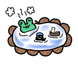 Graduates and sometimes tadpole to frog sticker #2911402