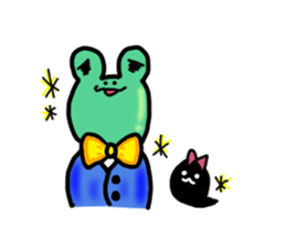 Graduates and sometimes tadpole to frog sticker #2911405