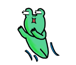 Graduates and sometimes tadpole to frog sticker #2911406