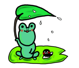 Graduates and sometimes tadpole to frog sticker #2911407
