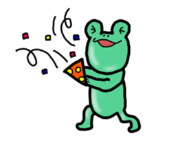 Graduates and sometimes tadpole to frog sticker #2911421