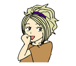 Recent girl sticker #2911907