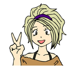 Recent girl sticker #2911908