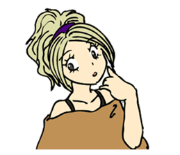 Recent girl sticker #2911910