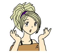 Recent girl sticker #2911912