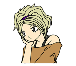 Recent girl sticker #2911914