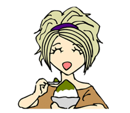 Recent girl sticker #2911920