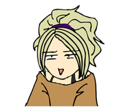 Recent girl sticker #2911922