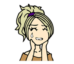 Recent girl sticker #2911923