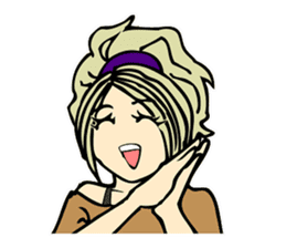 Recent girl sticker #2911929