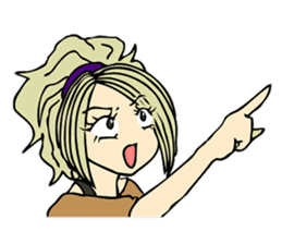 Recent girl sticker #2911931